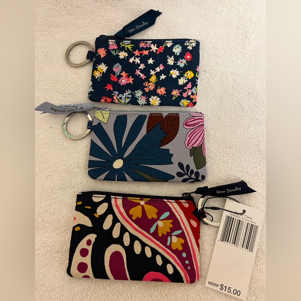 Vera Bradley zip ID case